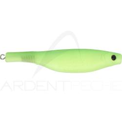 Leurre souple HYPERLASTICS Dartspin round jig head 4.5 12g Psychedelic chart/Chartreuse