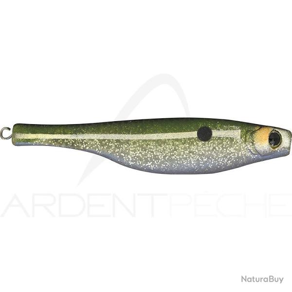 Leurre souple HYPERLASTICS Dartspin round jig head 5.5 10g Glass minnow/Silver