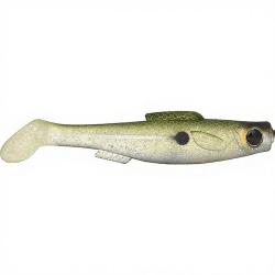 Leurre souple HYPERLASTICS Minwaow round jig head 4 14g Glass minnow