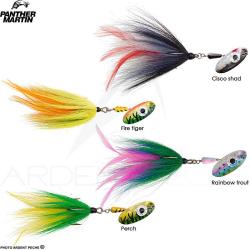 Cuiller tournante PANTHER MARTIN Big eyes muskie PMMKBE Fire tiger 21.6cm