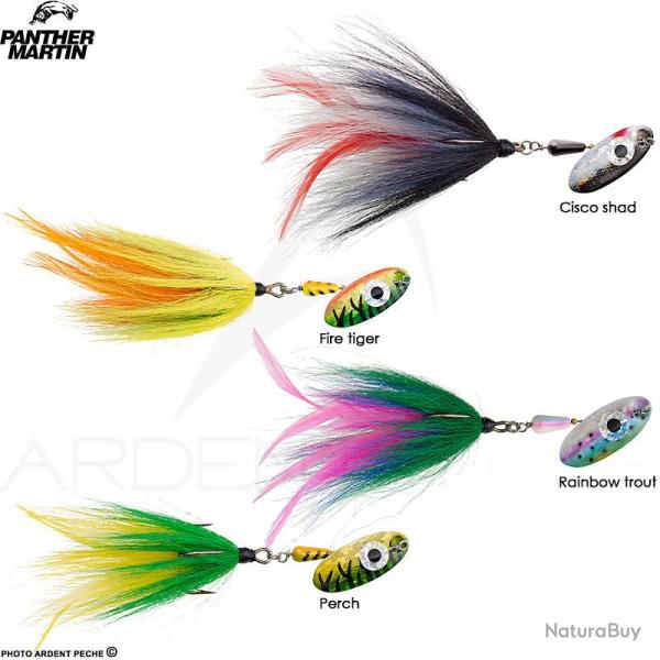 Cuiller tournante PANTHER MARTIN Big eyes muskie PMMKBE Rainbow trout 20cm