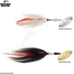 Cuiller tournante PANTHER MARTIN Classic muskie PMMKC 21.6cm Nickel white red