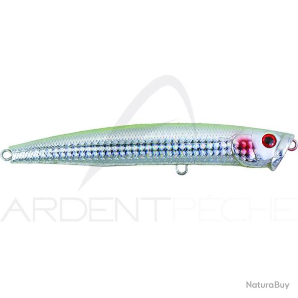 Leurre de surface ZIP BAITS Skinny pop 130 658 TK Seethrough Lame/LH