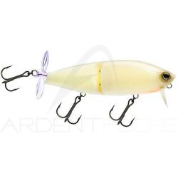 Leurre flottant YO ZURI 3DB Wake prop 85 F BN Bone