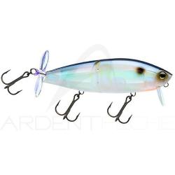 Leurre flottant YO ZURI 3DB Wake prop 85 F GSSH Ghost sexy shad