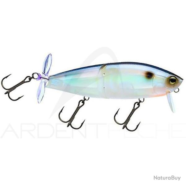 Leurre flottant YO ZURI 3DB Wake prop 85 F GSSH Ghost sexy shad