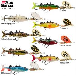 Cuiller tournante ABU GARCIA Fast attack stickle spinner Firetiger 4.5cm