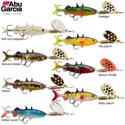 Cuiller tournante ABU GARCIA Fast attack stickle spinner 8cm Natural stickle