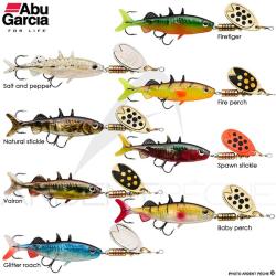 Cuiller tournante ABU GARCIA Fast attack stickle spinner 8cm Glitter roach