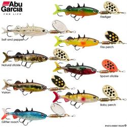 Cuiller tournante ABU GARCIA Fast attack stickle spinner Baby perch 10cm