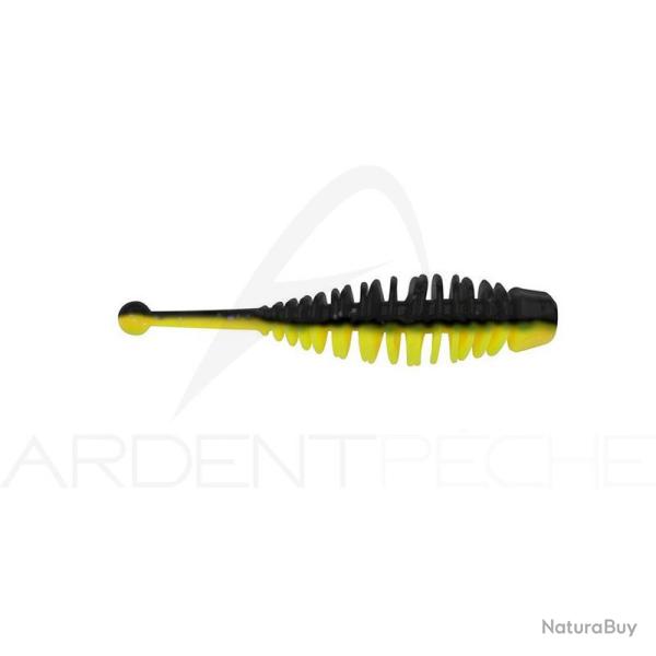 Leurre souple BERKLEY Powerbait power naiad 70 Black/Sunshine yellow
