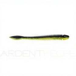 Leurre souple BERKLEY Powerbait power flail 70 Black/Sunshine yellow