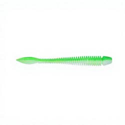 Leurre souple BERKLEY Powerbait power flail 70 Spring green/White