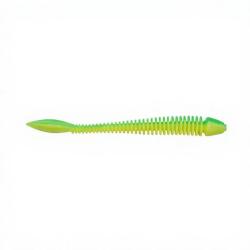 Leurre souple BERKLEY Powerbait power flail 70 Spring green/Sunshine yellow
