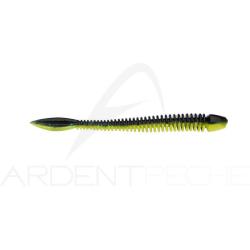Leurre souple BERKLEY Powerbait power flail 90 Black/Sunshine yellow