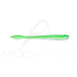 Leurre souple BERKLEY Powerbait power flail 90 Spring green/White