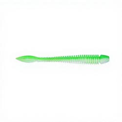 Leurre souple BERKLEY Powerbait power flail 90 Spring green/White