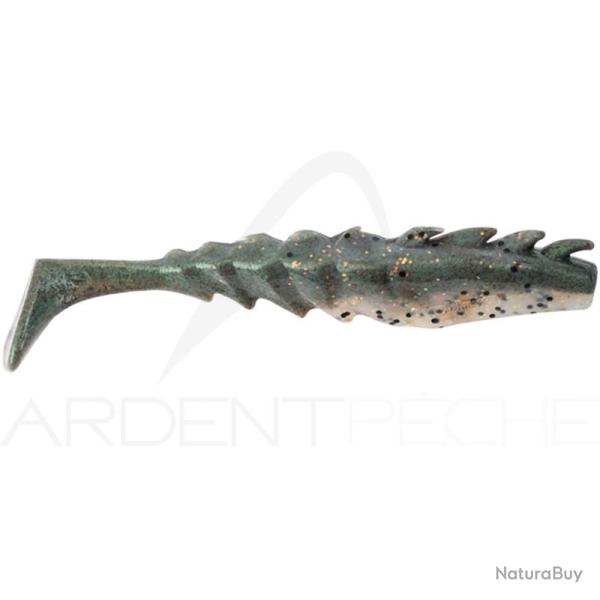 Leurre souple BERKLEY Gulp! nemesis prawn paddle tail 4 Peppered prawn