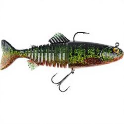 Leurre souple FOX RAGE Replicant jointed 15cm Fire pike UV