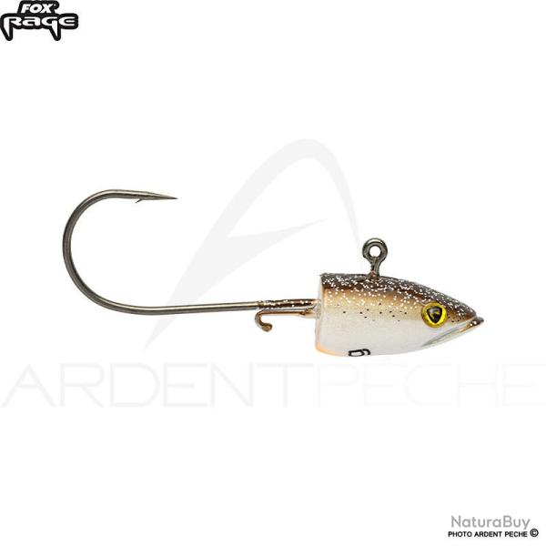 T�te plomb�e FOX RAGE Eel head Green pumpkin 21g - H3/0
