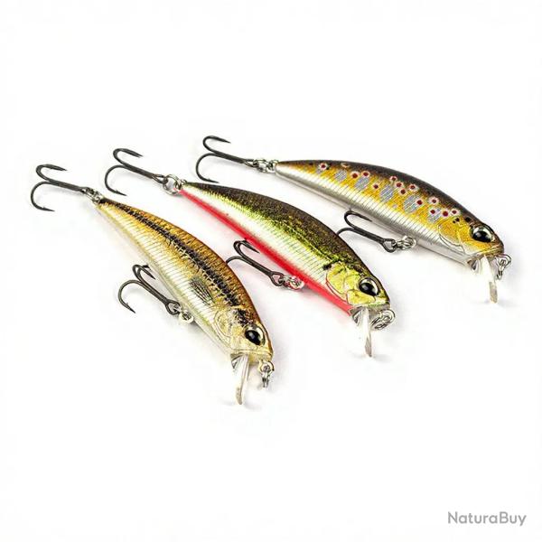 Pack de 3 poissons nageurs truite DUO Ryuki 50 S