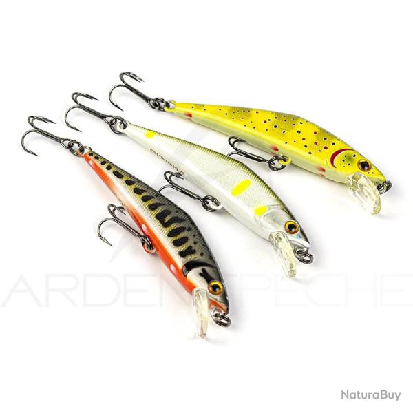 Pack de 3 poissons nageurs truite SMITH D-Contact 63 S