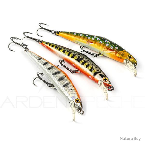 Pack de 3 poissons nageurs truite SMITH D-Contact 72 S