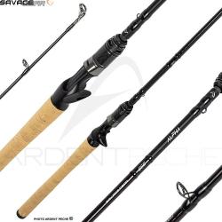 Canne casting SAVAGE GEAR Alpha SG6 Jerkbait 2.06m / 50-140g
