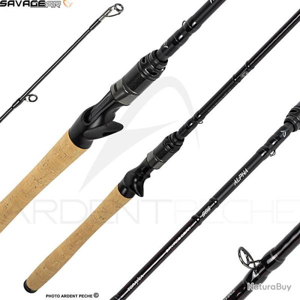 Canne casting SAVAGE GEAR Alpha SG6 Pela vertical 1.95m / 40-140g