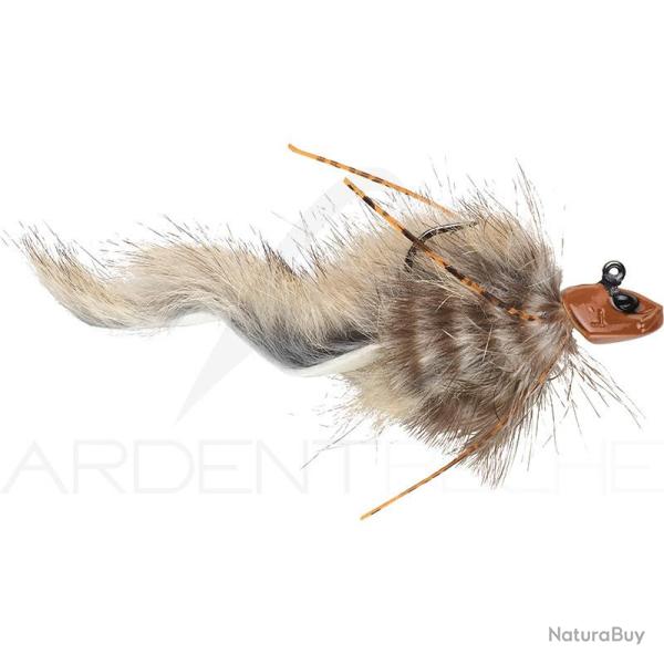 Bucktail jig SAKURA Chabio Zn M 2.5g BS Brown shad