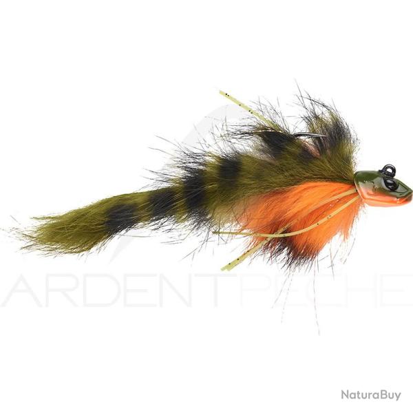 Bucktail jig SAKURA Chabio Zn M 2.5g OO Olive orange