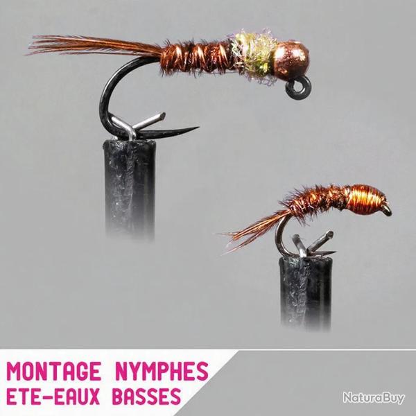 Montage nymphe GARBOLINO �t� eaux basses / Faisan