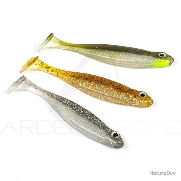 Pack de 3 leurres souples MEGABASS Hazedong shad 4.2
