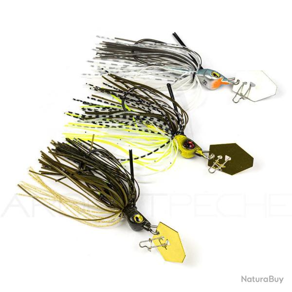 Pack de 3 chatterbaits RAID JAPAN Maxx blade 8g