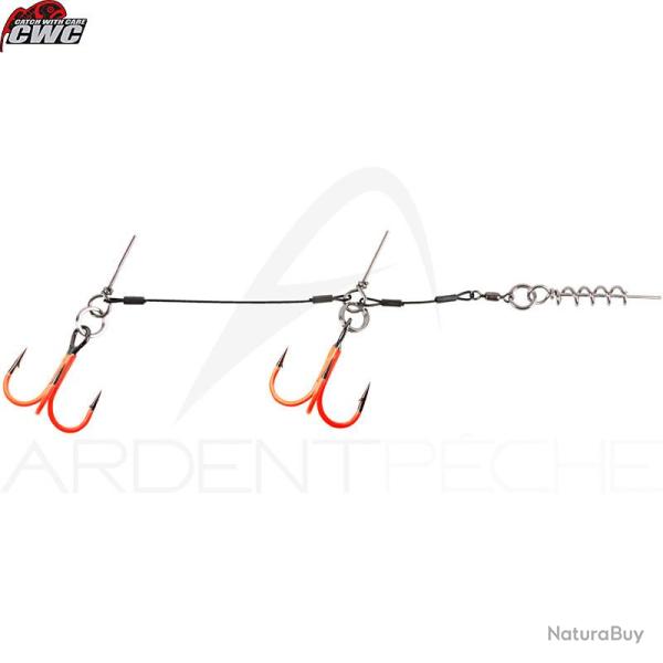 Stinger CWC Pro UV Orange stainless Junior tandem H1 - 60lb