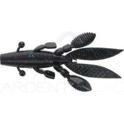 Leurre souple GARY YAMAMOTO Flappin hog 3.75 21 Black W/Large blue flake