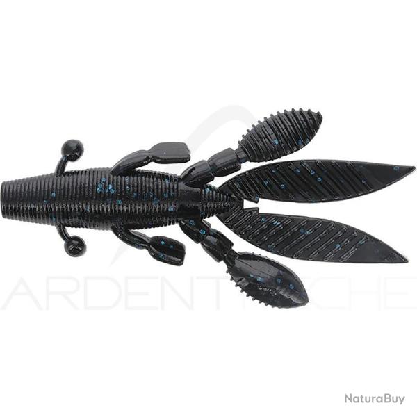 Leurre souple GARY YAMAMOTO Flappin hog 3.75 21 Black W/Large blue flake