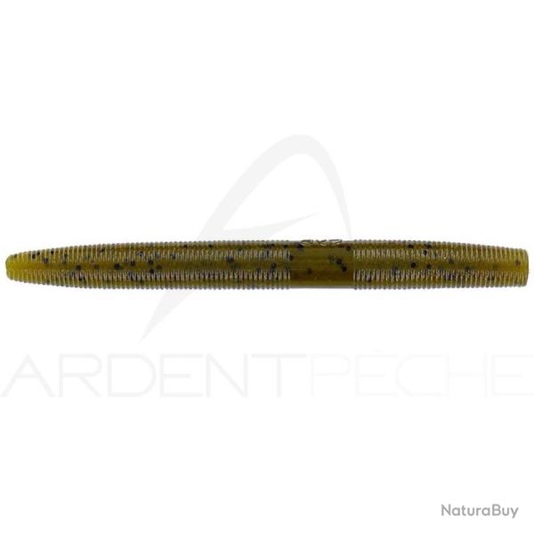 Leurre souple GARY YAMAMOTO Senko 4 297 Green pumpkin W/Large black flake