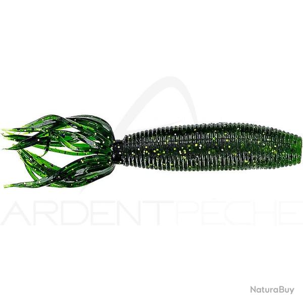 Leurre souple GARY YAMAMOTO Fat ika 4 323 Watermelon W/Black gold flake