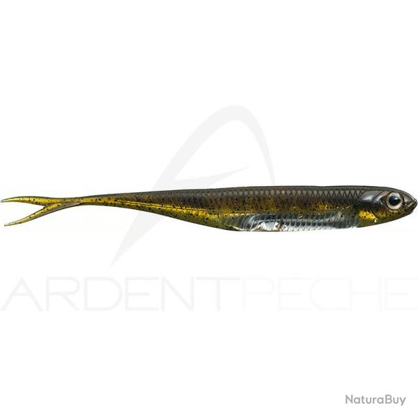 Leurre souple FISH ARROW Flash-J Split 4 01 Green pumpkin silver