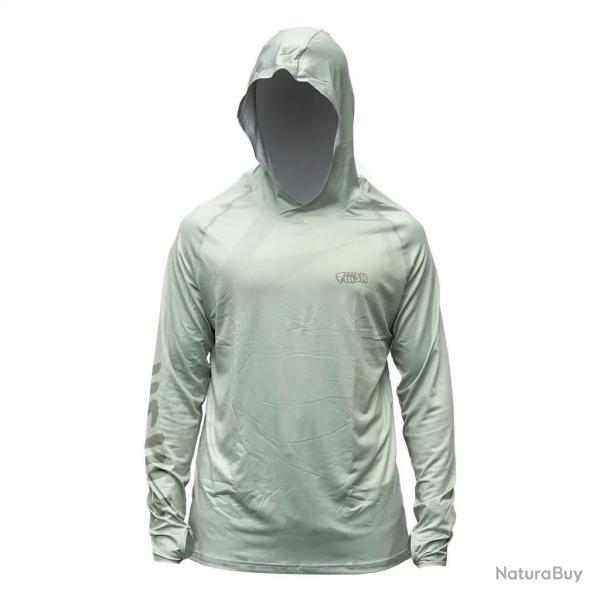 Tee shirt � capuche FIIISH Anti UV Olive green