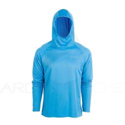 Tee shirt &agrave; capuche GRUNDENS Solstrale Pro Hoody Coastal blue