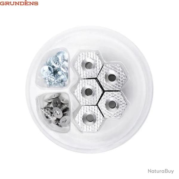 Clous GRUNDENS Hexagrip alloy cleat & carbide stud puck pack