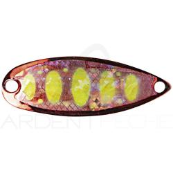 Cuiller ondulante FOREST Miu native abalone 3.5g 07 Red yellow perr mar
