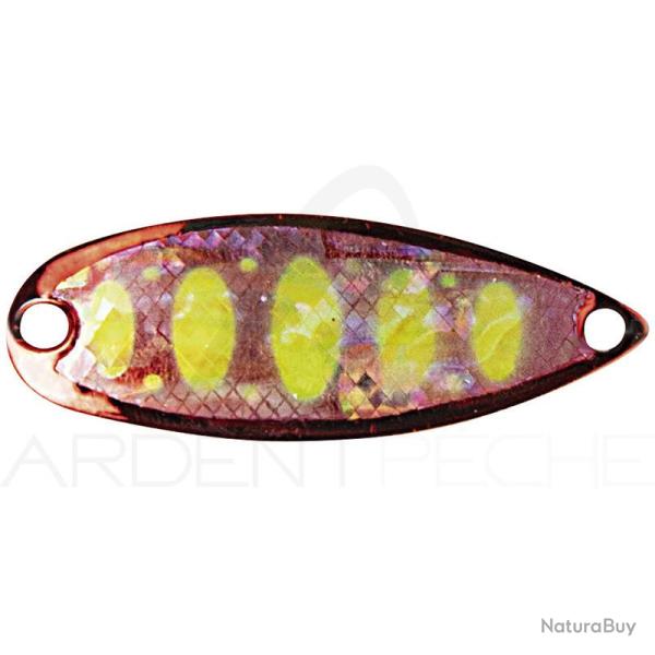 Cuiller ondulante FOREST Miu native abalone 3.5g 07 Red yellow perr mar