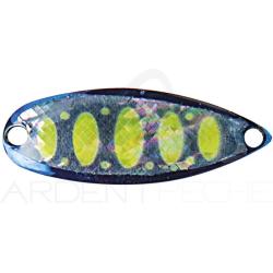 Cuiller ondulante FOREST Miu native abalone 3.5g 08 Blue yellow perr mar