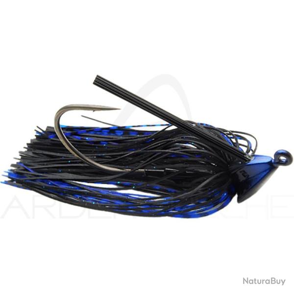 Rubber jig RAID JAPAN Head slide 5g 002 Black/Blue flake