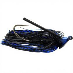Rubber jig RAID JAPAN Head slide 7g 002 Black/Blue flake