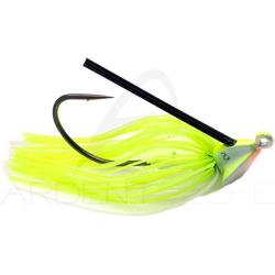 Rubber jig RAID JAPAN Head slide 11g 008 Chart back pearl