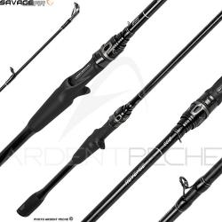 Canne casting SAVAGE GEAR Revenge SG8 Medium game 2.13m / 10-45g